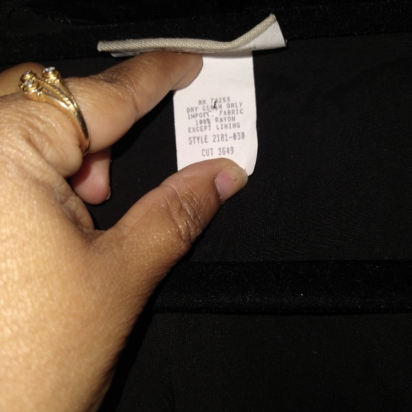 Coldwater creek velvet jacket - Picture 6 of 9